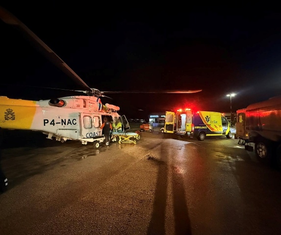 Riba diamars anochi Centro Operacional Maritimo di Wardacosta di Caribe Hulandes a ricibi un notificacion for di un barco crucero cu tabata pidi pa un evacuacion medico.